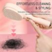 Picture of Self-Cleaning Anti-Static Massage Comb 2 In 1 Self Cleaning Hair Brush Scalp Massage Comb Hair Brushe