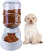 Picture of Feeder Food Dispenser Station Replenish Pet Food for Dog Cat Animal Automatic Gravity Dry Food Storage Bottle Bowl Dish Stand