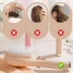 Picture of Self-Cleaning Anti-Static Massage Comb 2 In 1 Self Cleaning Hair Brush Scalp Massage Comb Hair Brushe