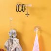 Picture of Hole Free Hairpin Storage Rack Storage Hook Crystal Hook Small Object Hanger
