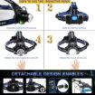 Picture of LED Headlamp Flashlight  Motion Sensor USB Rechargeable Led Headlights Super-Bright Cree T6 LED Waterproof Head Torch With 4 Modes  Induction Adjustable Work Head Lamp for Camping 149