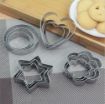 Picture of Cookie Cutter Stainless Steel Cookie Cutter with 4Shape, 12 Pieces   12 Pcs 4 Different Shapes Stainless Steel Biscuit Cutlet