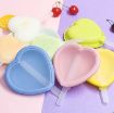 Picture of Silicone Heart Shape Candy Mold ICE CANDY CANDY MOLD  Food Grade Silicone Frozen Ice Popsicle Kulfi Maker Pop Molds