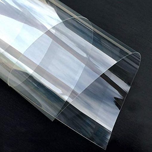 Picture of FOIL PAPER FOIL STICKER Clear Transparent Kitchen Backsplash Protective Contact Paper Removable Clear Wall Protector Oil Proof Waterproof Sticker