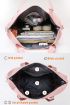 Picture of Women's Large Expandable Weekend Duffel Bag Pink Shoulder Travel Duffle Bags for Women