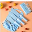 Picture of 7 IN 1 NEW KNIFE SET KNIFE SET 7 in 1 non stick kitchen texture chef knife set with dragon scale for kitchen cooking