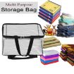 Picture of Multipurpose Transparent Storage Bag Transparent Storage Bag for Saree Covers Multipurpose Transparent Storage Bag for Clothes PVC Packing Organizer for Sarees Clothes, Cloth Storage, Organizer