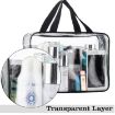 Picture of Multipurpose Transparent Storage Bag Transparent Storage Bag for Saree Covers Multipurpose Transparent Storage Bag for Clothes PVC Packing Organizer for Sarees Clothes, Cloth Storage, Organizer
