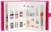 Picture of NOTEBOOK JEWELLERY ORGANIZER Folding Jewelry Display Earrings Ear Studs Holder Organizer Storage Book Design PU Leather Jewelry Tray