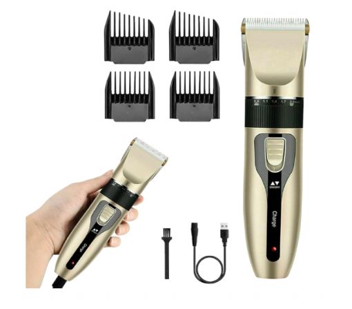 Picture of Hair Clipper Rechargeable Beard Trimmer Cordless Beard Shaver  Dog Hair Trimmer