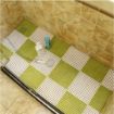 Picture of bathroom floor mat Interlocking  Floor Tiles Massage Design and Drain Holes for Kitchen Bathroom Shower Pool