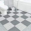 Picture of bathroom floor mat Interlocking  Floor Tiles Massage Design and Drain Holes for Kitchen Bathroom Shower Pool