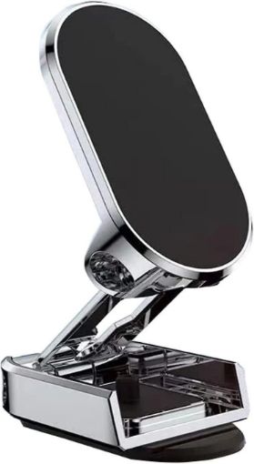Picture of magnectic phone holder 360 Degree Rotating Magnetic Car Phone Holder Folding Car Mount for Dashboard Strong Suction