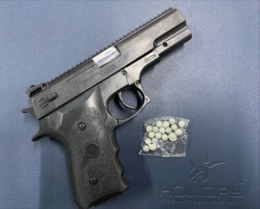 Picture of Plastic Air Sports Mauser Gun Toy with Count  Air Pistol Shooting Gun Plastic BB Bullets