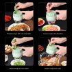 Picture of 4 in 1 Handheld Electric Vegetable Cutter Wireless Hand held Food Processor Vegetable Chopper  USB CHOPPER