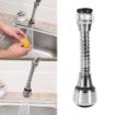 Picture of Stainless Steel Flexible 360 Degree Rotating 2 Modes Water Saving Faucet Faucet for Kitchen Sink Water Faucet Sprayer Flexible Tap Extension for Kitchen Sink health water faucet