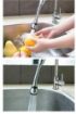 Picture of Stainless Steel Flexible 360 Degree Rotating 2 Modes Water Saving Faucet Faucet for Kitchen Sink Water Faucet Sprayer Flexible Tap Extension for Kitchen Sink health water faucet