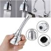 Picture of Stainless Steel Flexible 360 Degree Rotating 2 Modes Water Saving Faucet Faucet for Kitchen Sink Water Faucet Sprayer Flexible Tap Extension for Kitchen Sink health water faucet