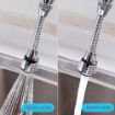 Picture of Stainless Steel Flexible 360 Degree Rotating 2 Modes Water Saving Faucet Faucet for Kitchen Sink Water Faucet Sprayer Flexible Tap Extension for Kitchen Sink health water faucet