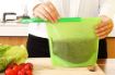 Picture of Silicone Food Storage Bag 1000ml  Microwave Dishwasher Freezer Fresh Lunch Preservation Fridge and Microwave Food Storage Zip Bags Vegetable Fruit 1000 ML