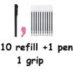 Picture of 10 Refill 1 Pen 1 Grip REFIL NOTEBOOK REFIL REFILL