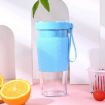 Picture of Cordless Personal Size Portable Blender with USB Rechargeable  450ml Mini Portable Automatic Blender Fruit Juicer Cup Handheld Personal Portable Small Travel 4 Blade Juicer USB Rechargeable for Home Travel