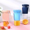 Picture of Cordless Personal Size Portable Blender with USB Rechargeable  450ml Mini Portable Automatic Blender Fruit Juicer Cup Handheld Personal Portable Small Travel 4 Blade Juicer USB Rechargeable for Home Travel