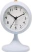 Picture of digital round analog alarm clock Alarm Clock Metal Desktop Clock