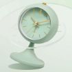 Picture of digital round analog alarm clock Alarm Clock Metal Desktop Clock