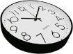 Picture of Silent Quartz Decorative Latest Wall Clock Non-Ticking Classic Clock Battery Operated Round Easy to Read