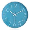 Picture of Silent Quartz Decorative Latest Wall Clock Non-Ticking Classic Clock Battery Operated Round Easy to Read