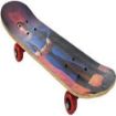 Picture of Portable Skateboard 4 Wheels Skate Boards Mini Cruiser Skateboard Beginners Long Board
