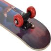 Picture of Portable Skateboard 4 Wheels Skate Boards Mini Cruiser Skateboard Beginners Long Board