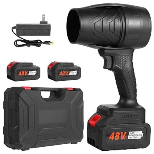 Picture of portable air blower jet Car Dryer double  battery double battery car dryer