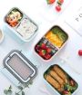 Picture of Stainless Steel Lunch Boxes Reusable Microwave Freezer Safe Food Containers LUNCH BOX STORAGE BOX