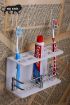 Picture of Bathroom Toothpaste Stand  Wall Mounted self Adhesive Acrylic Tooth Brush Holder