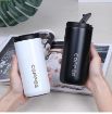 Picture of Travel Coffee Mug Double Wall Stainless Steel Vacuum Insulated Travel Tea and Coffee Mug Insulated Cup for Hot & Cold Drinks Car Thermos Mugs Coffee Tea Thermal Bottle