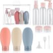 Picture of 11 Piece Silicone Travel Bottle Set Travel Bottles 11 PCS Bottle Set