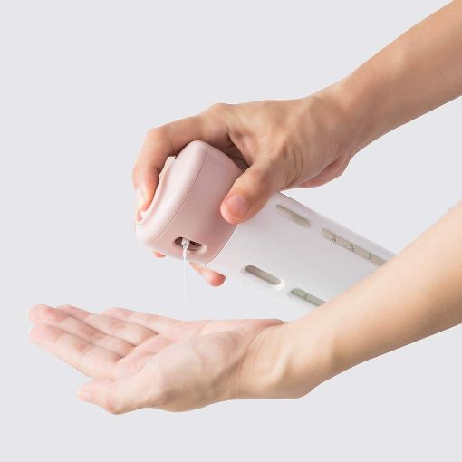 Picture of Portable 4 in 1 Travel Reusable Bottles Set Organized Leak Proof Refillable Toiletry Containers Dispenser