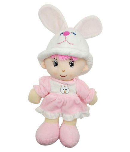 Picture of Soft Fabric Stuff Doll Toy with Attractive Eyes and Cute Hat Soft Toy BABY DOLL