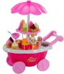 Picture of 39 Pcs Ice Cream Sweet Shop Cart Toys Pretend Play Kitchen Set for Kids SWEET  CART