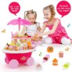 Picture of 39 Pcs Ice Cream Sweet Shop Cart Toys Pretend Play Kitchen Set for Kids SWEET  CART