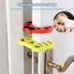 Picture of Children Safety No Finger Pinch Foam Door Stopper Child Safety Door Stopper Cartoon For Kids And Babysafety-Multicolor