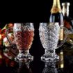 Picture of Crystal Clear Pineapple Shaped Whiskey Glasses Drinking Glass Fancy Glass with Handle for Drinking Water