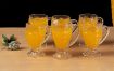 Picture of Crystal Clear Pineapple Shaped Whiskey Glasses Drinking Glass Fancy Glass with Handle for Drinking Water