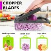 Picture of 13 in 1 Food Chopper Onion Chopper, Multifunctional Vegetable Slicer Dicer Cutter