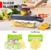 Picture of 13 in 1 Food Chopper Onion Chopper, Multifunctional Vegetable Slicer Dicer Cutter
