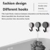 Picture of Round Adhesive Hooks for Wall Heavy Duty Wall Hooks for Hanging Strong