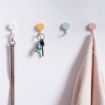 Picture of Round Adhesive Hooks for Wall Heavy Duty Wall Hooks for Hanging Strong