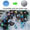 Picture of Silicone Lid Beer Saver Bottle Cap Stopper Reusable Silicone Beer Saver Bottle Cap Leak Free